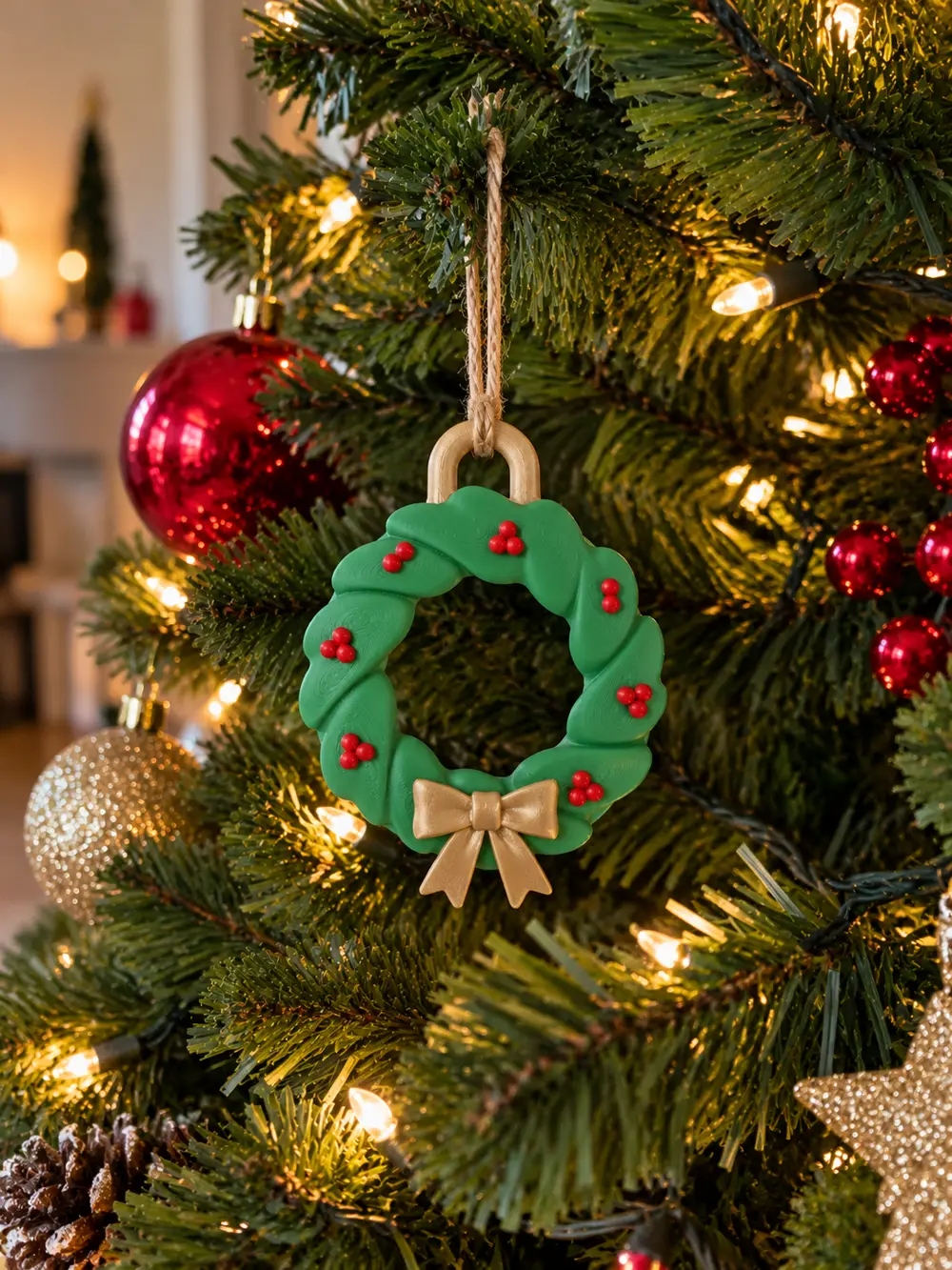 Christmas Wreath Ornament