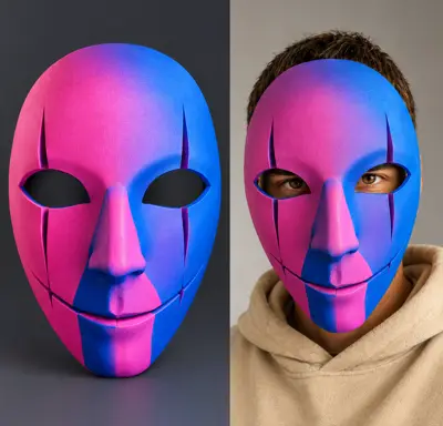 Halloween Mask - Creepy Jester