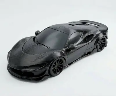 Ferrari SF90 Stradale restomod style