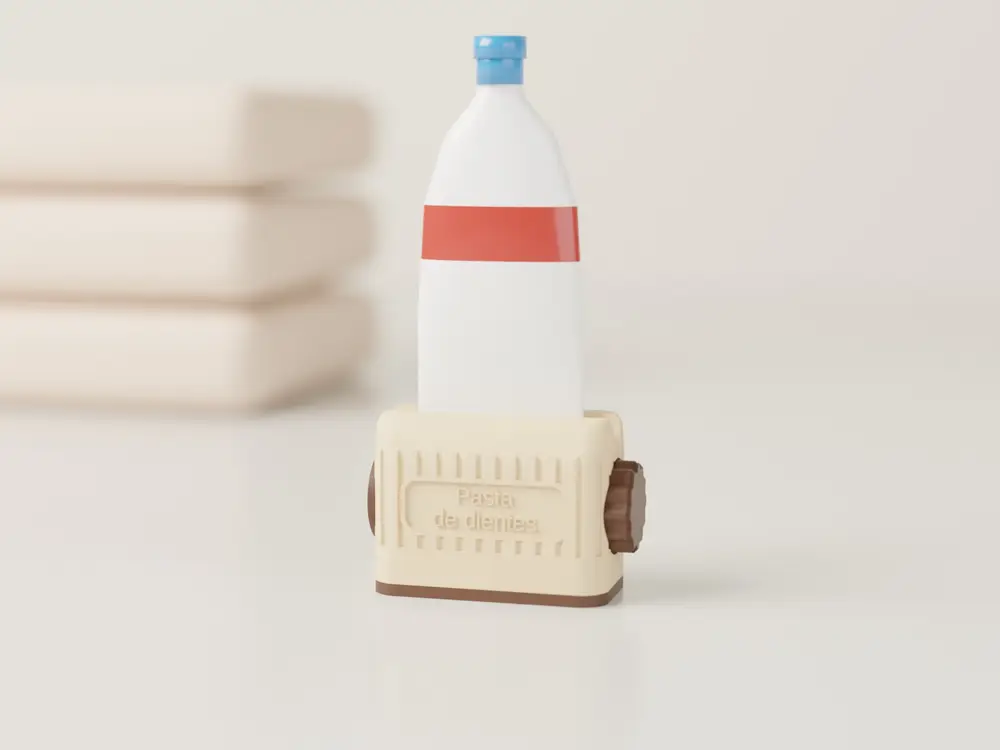 Parametric Rectangular Toothpaste Dispenser | Dosificador pasta de dientes rectangular paramétrico