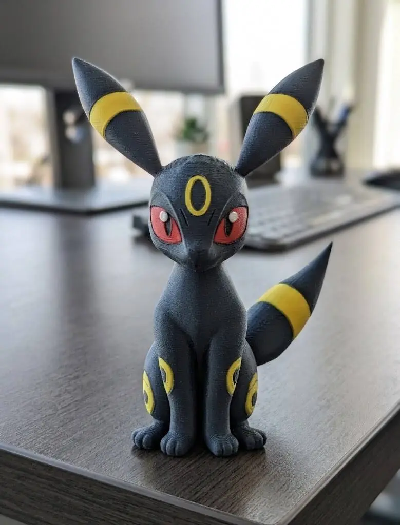 Umbreon Sitting 3D Printable Figure