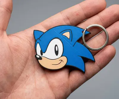 llavero cara sonic