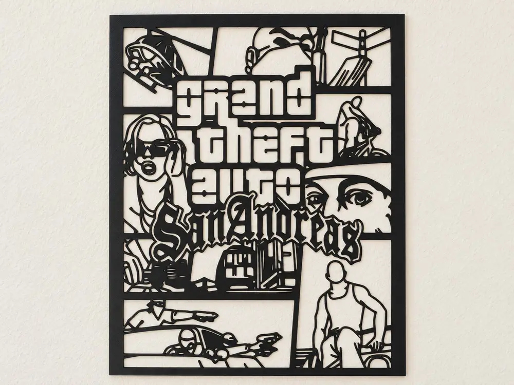 GTA San Andreas - wall art