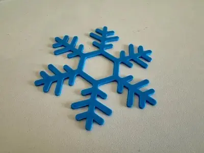 Set de posavasos de copos de nieve – Holiday Decor