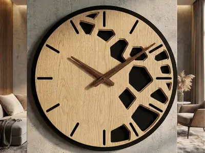 Reloj de Pared Geo-Organic Diseo y Versatilidad – Home Decor