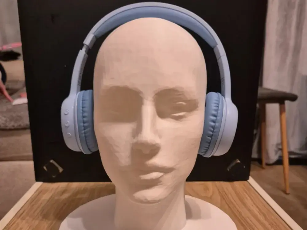 Human head  mannequin for headphones – Desk Organizer