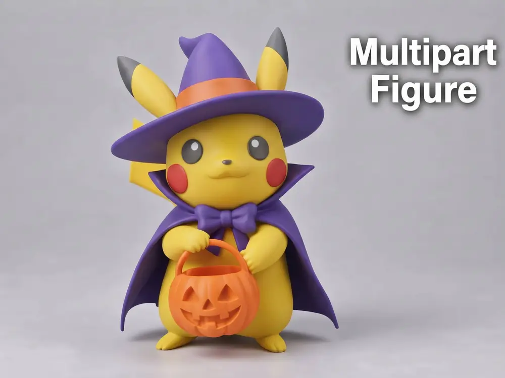 Pokemon Pikachu - Halloween Multipart Figure