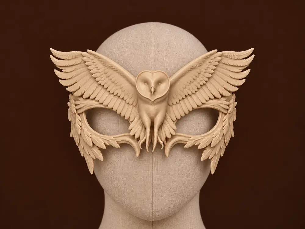Barn owl mask