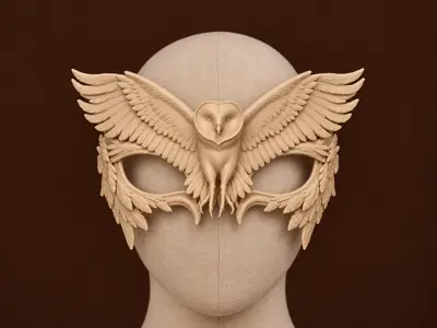 Barn owl mask