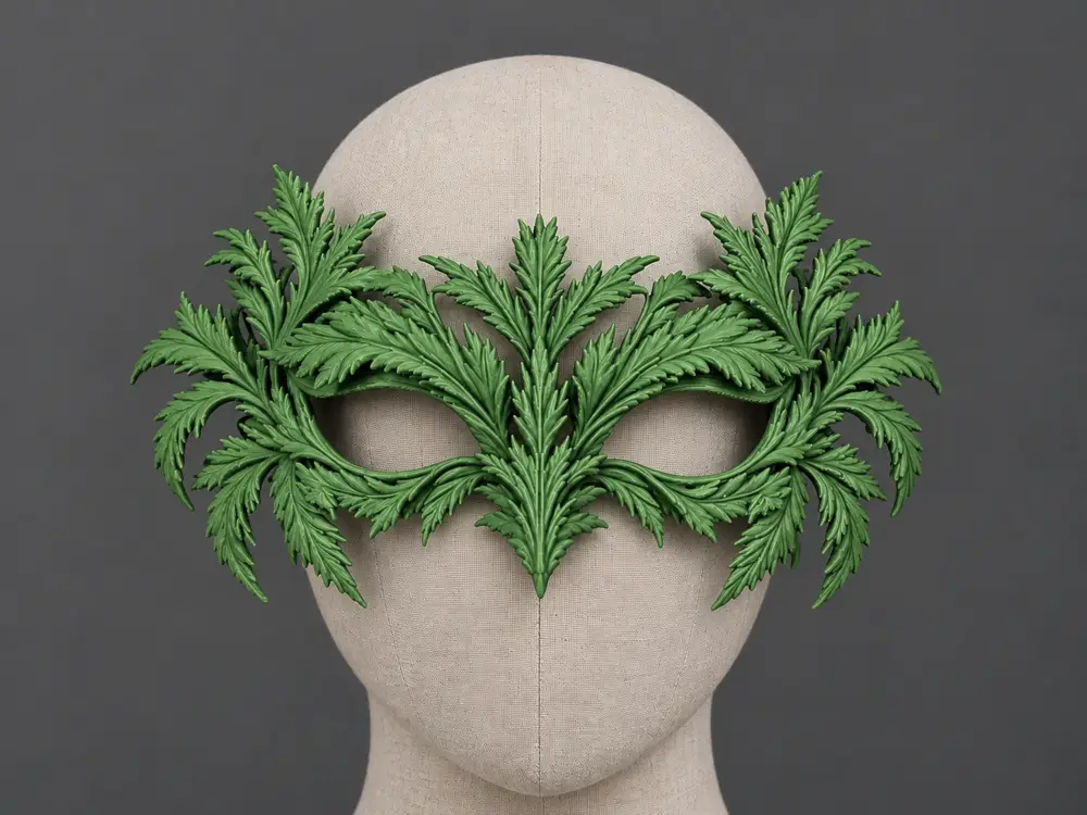 Argemone leaf mask