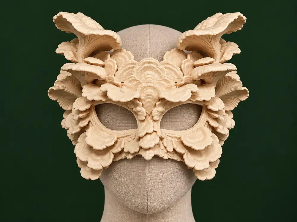 Mushroom spirit mask