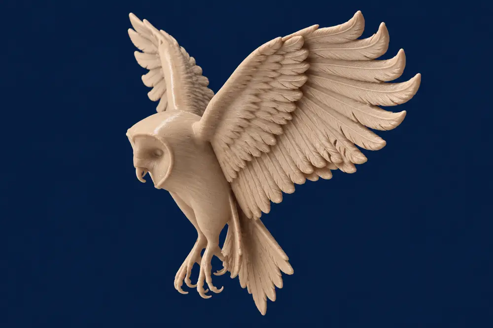 Barn owl figurine