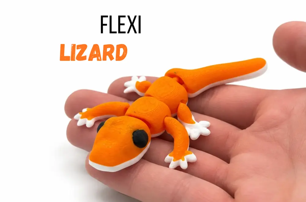 Flexi Lizard Cute Articulated Mini Fidget Toy