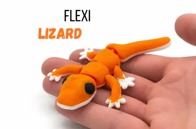 Flexi Lizard Cute Articulated Mini Fidget Toy