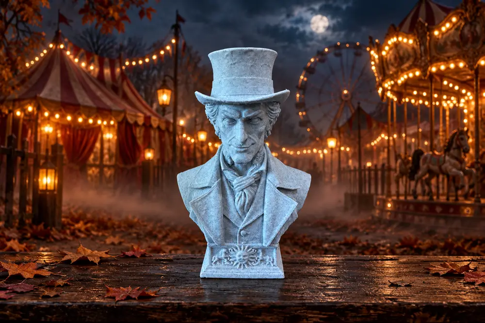 Mr. Dark — Bust Inspired by Ray Bradbury’s Something Wicked This Way Comes