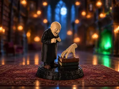 Uncle Fester & Thing – Addams Family Figurine