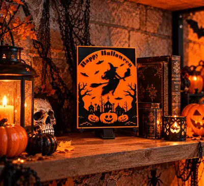 3D Printed Halloween Decor "Happy Halloween"