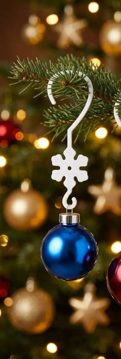 Christmas tree hooks SNOW FLAKE