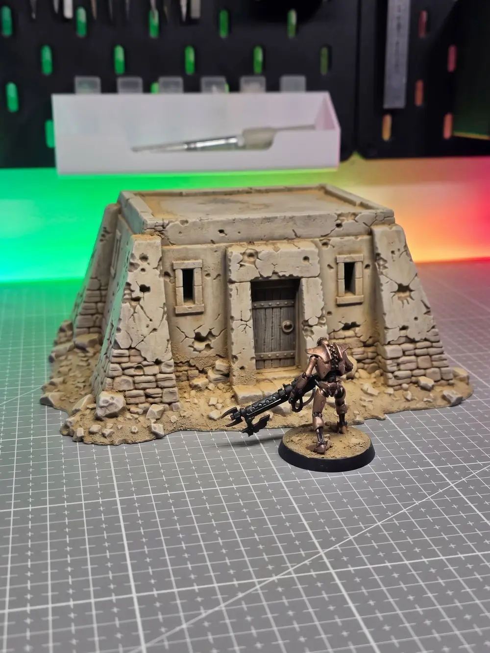 Oriental Stone Bunker - Grimdark Wargame Terrain
