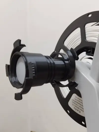 Anycubic Kobra X - Threaded Spool Lock v2 - No-Wobble, Quick Spool Swap