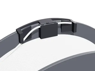 Spool Clip W1 - Wing Grip Filament Clip, an Alternative for Spools Other Clips Slip On