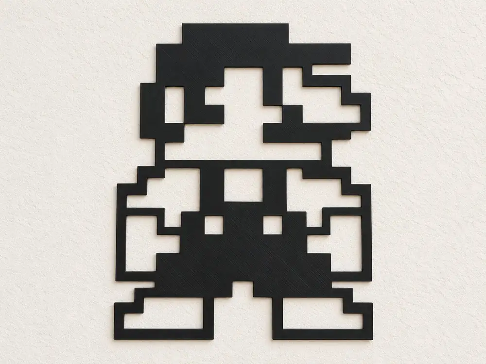 Pixel Mario - wall art