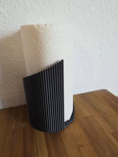 Ribbed Paper Towel Stand