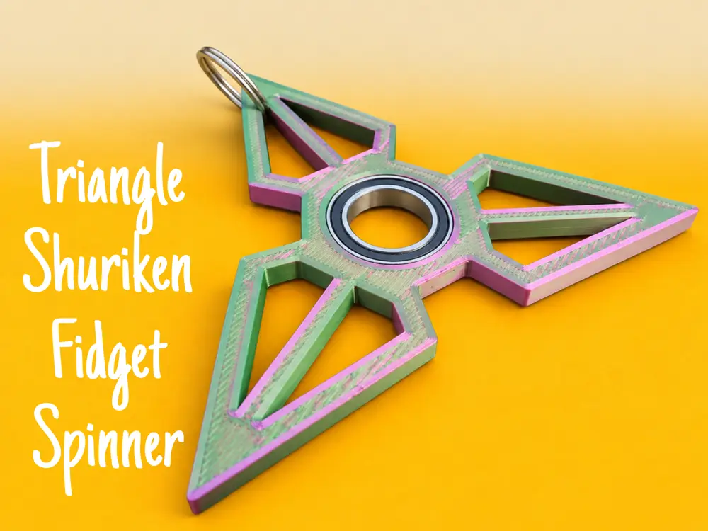 Triangle Shuriken Fidget Spinner