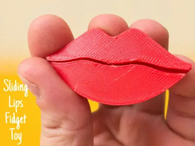 Sliding Lips Fidget Toy