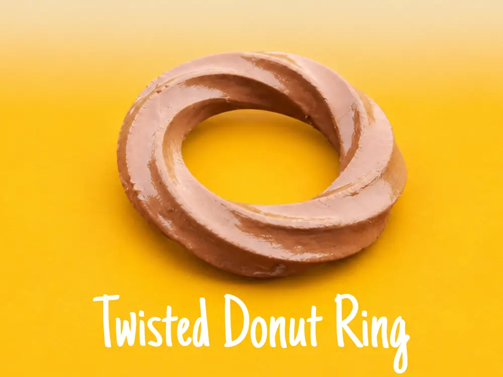 Twisted Donut Ring