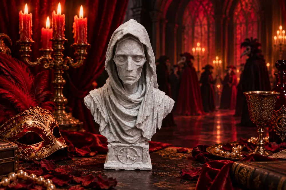 The Red Death — Bust Inspired by Edgar Allan Poe’s The Masque of the Red Death