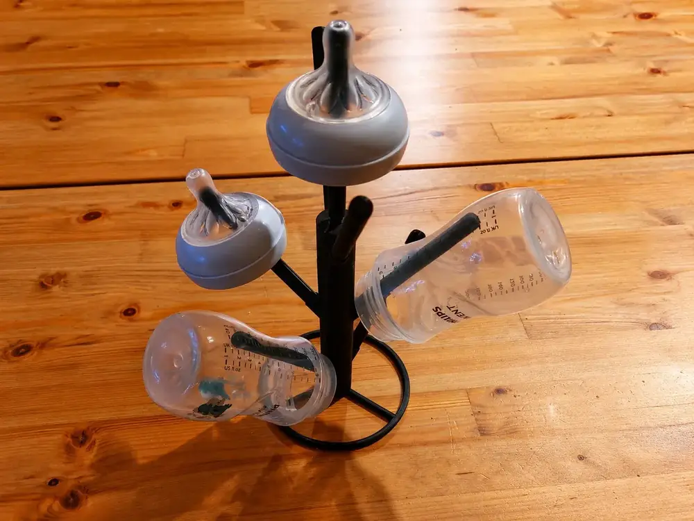 Modular baby bottle drying rack