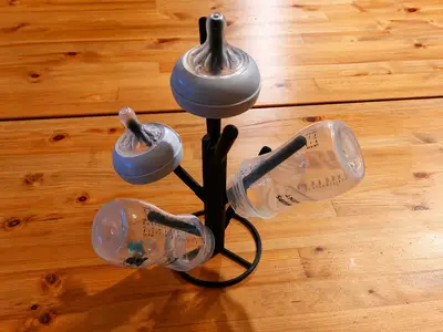 Modular baby bottle drying rack