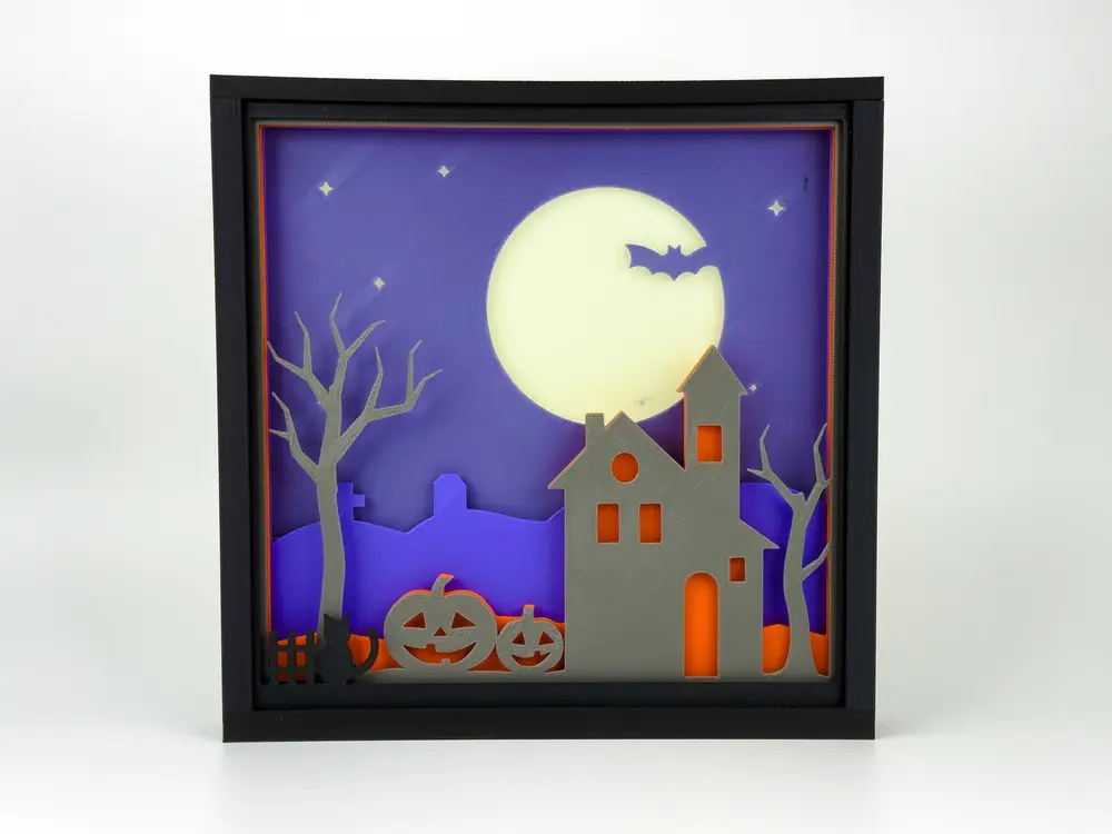 Halloween Layered Art