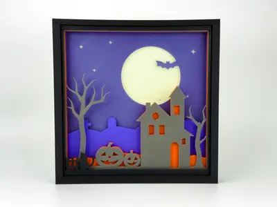 Halloween Layered Art