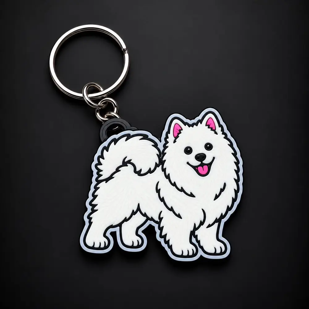 POMERANIAN KEYCHAIN