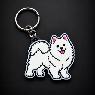 POMERANIAN KEYCHAIN