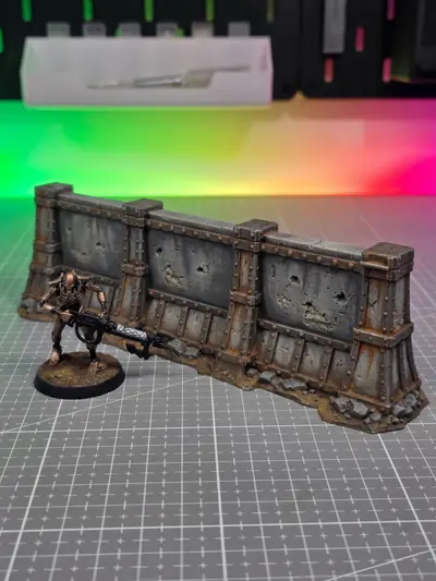 Armored Wall - Grimdark Wargame Terrain