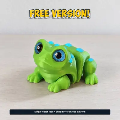 Frog Flexi Mini Fidget | Serev3D FREE Version