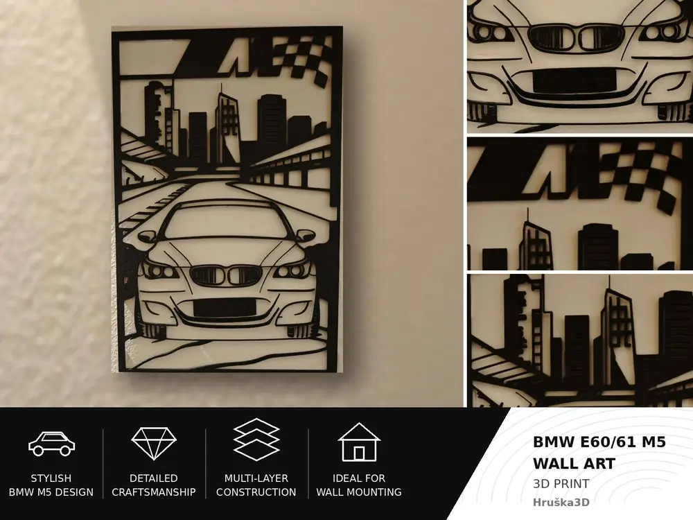 BMW E60 M Power WallArt