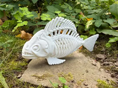 Halloween Bony Fish, Fish Skeleton