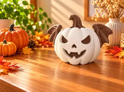 Bat-Wing Pumpkin – Halloween Decoration