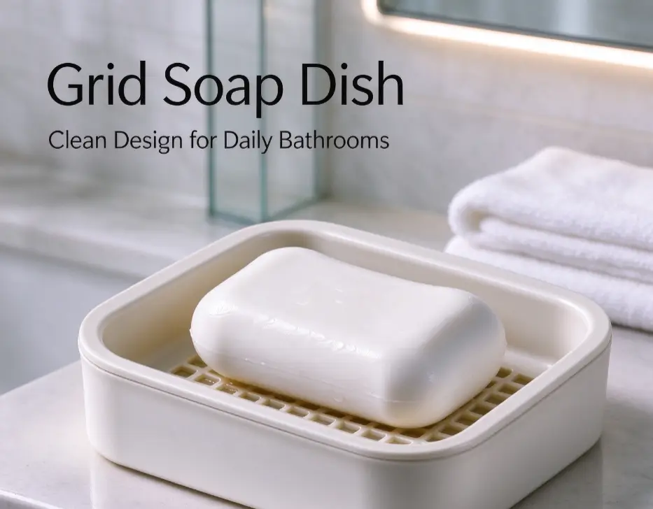 网格沥水肥皂盒（Grid Drainage Soap Dish,）