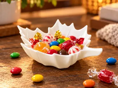Autumn Leaf Bowl – Decorative Candy & Snack Bowl