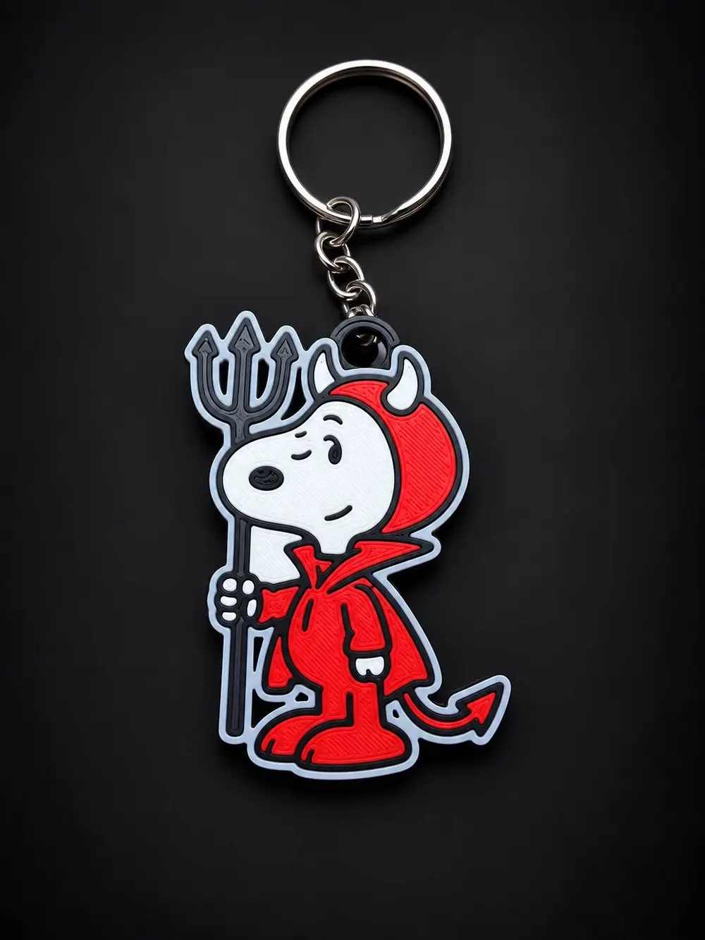 Snoopy nel suo adorabile costume da diavolo