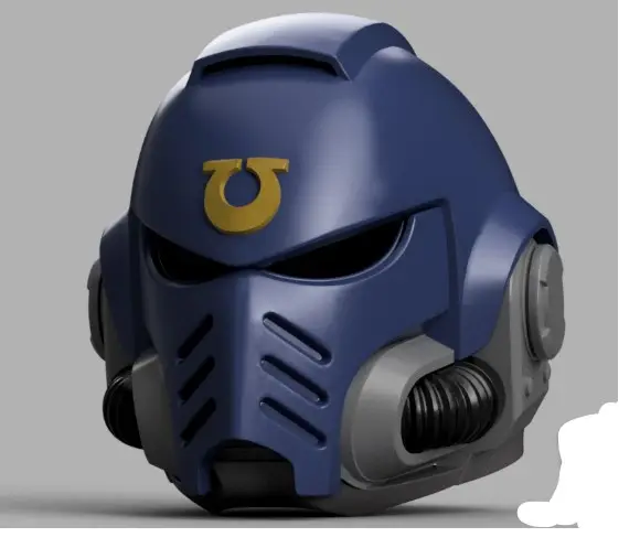 Unofficial Warhammer Space Marine helmet