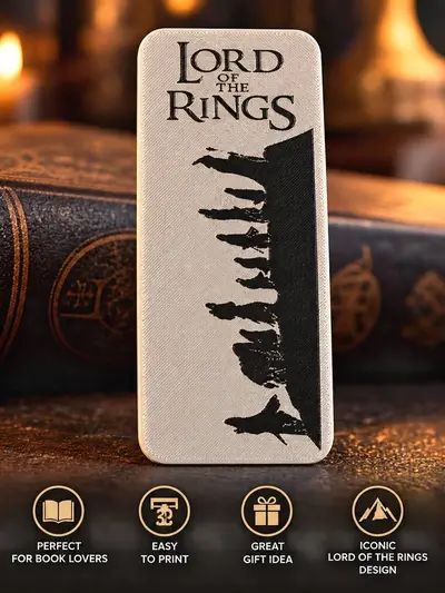 The Lord of the Rings Bookmark 💍 | Fantasy 3D