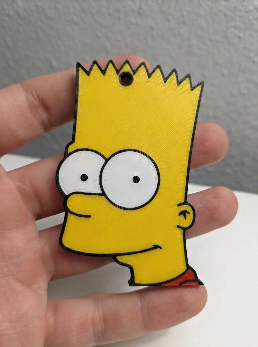 llavero cara bart