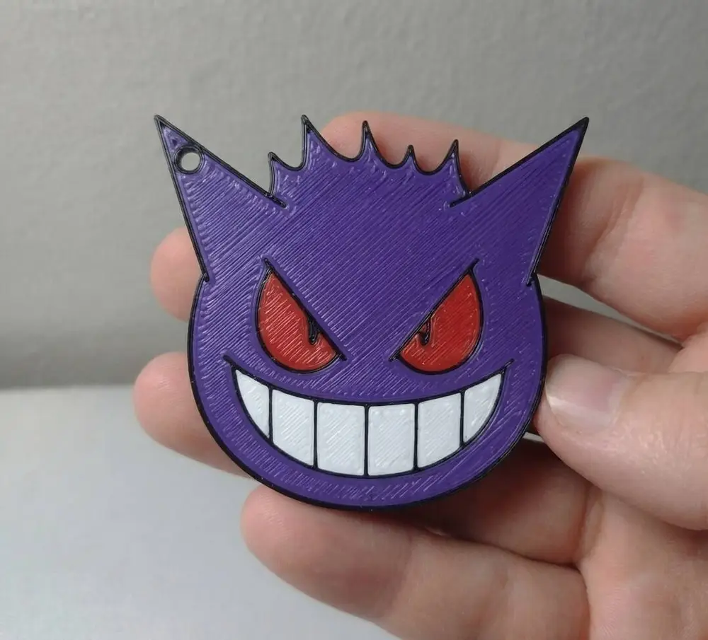 llavero cara gengar