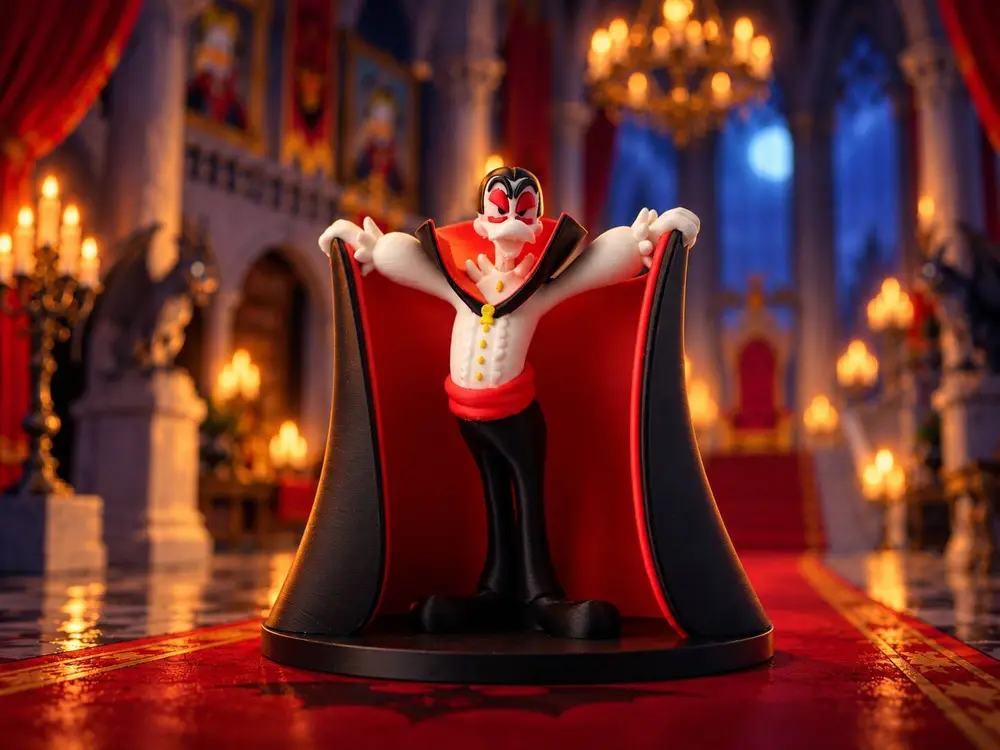 Cartoon Dracula Duck – Vampire Figurine